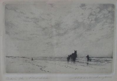 Kunstenaar  2604
Maarten Langbroek
Aan de Noordzee
ets, beeldmaat  8 x 12 cm
rechtsonder gesigneerd