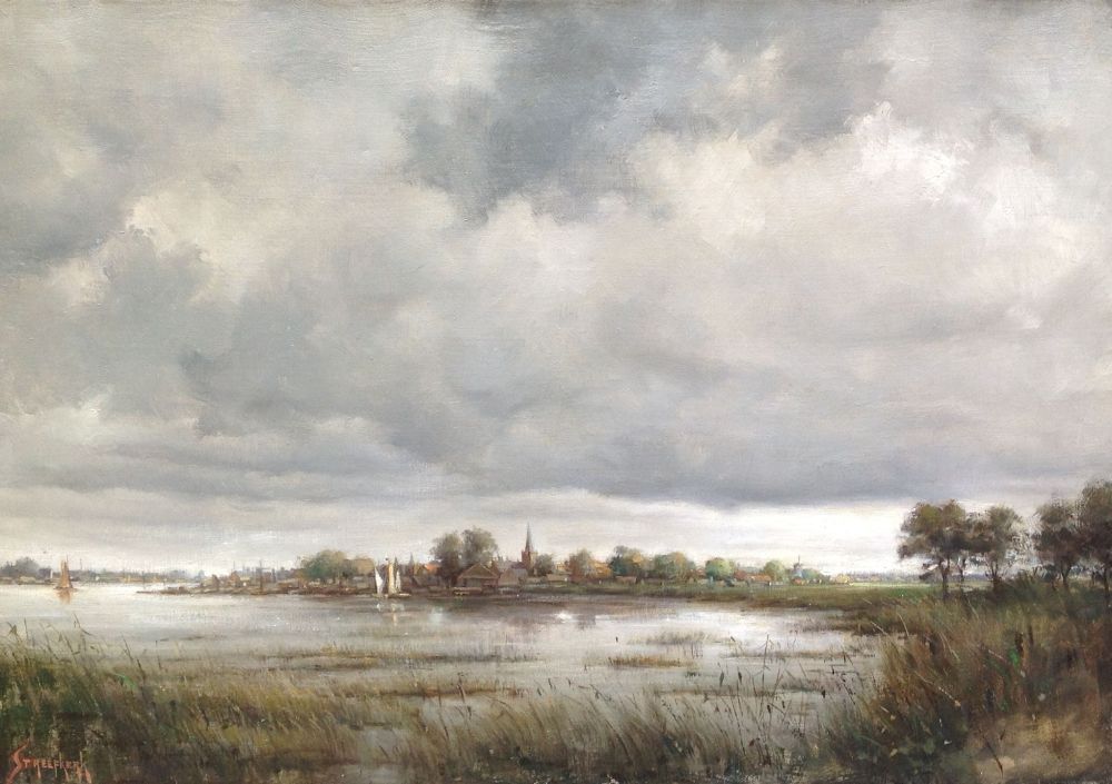 Schilderijen te koop van kunstschilder C.A. Streefkerk olie op doek, gesigneerd, Expositie Galerie Wijdemeren Breukeleveen